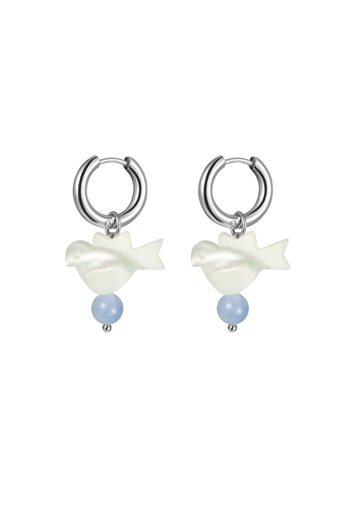 Серьги с «птичкой»