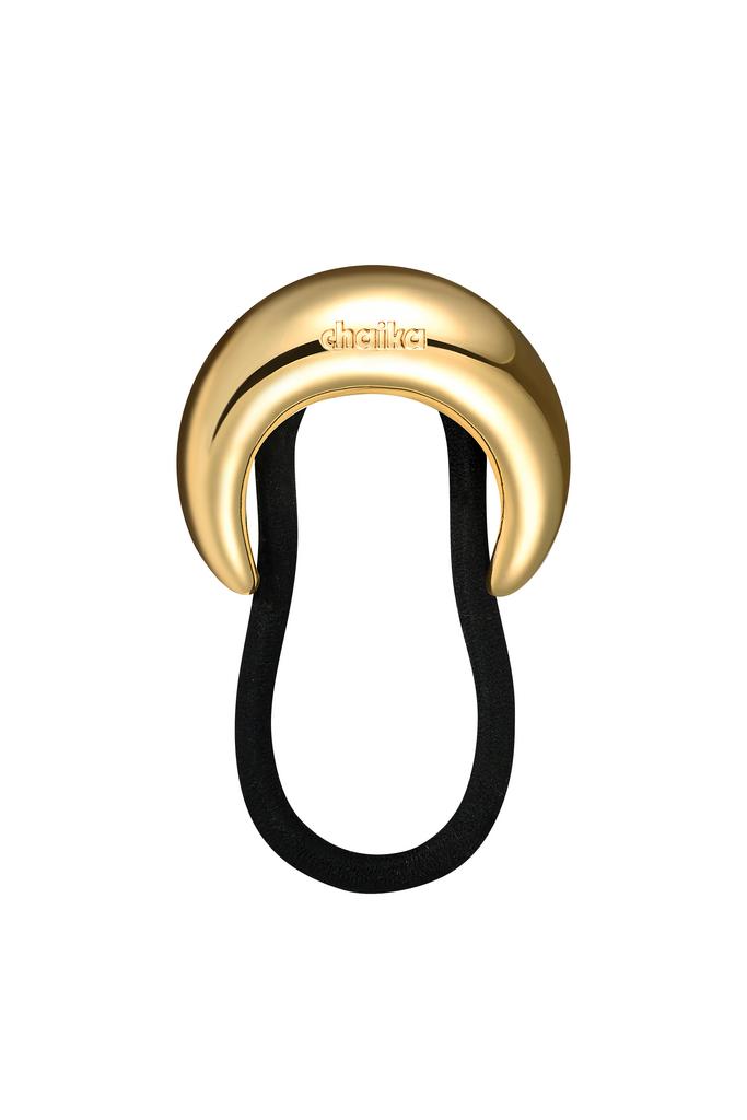 Резинка для волос золотистого цвета