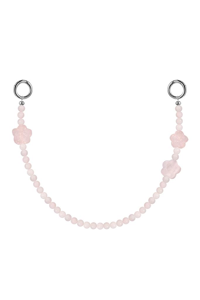 Подвес-брелок с вставками «цветок»