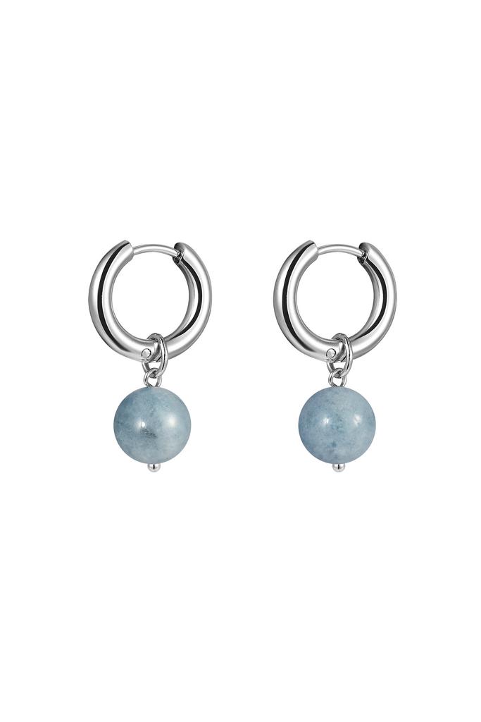 Серьги из кварца Blueberry