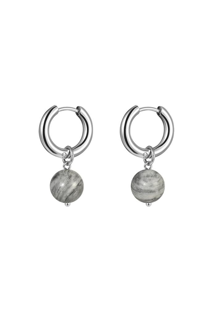 Серьги из кальцита Bubble berry