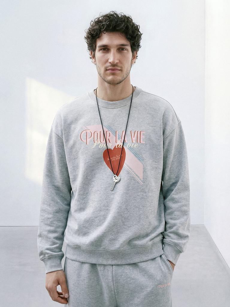Свитшот "Pour la vie" (На всю жизнь) для него