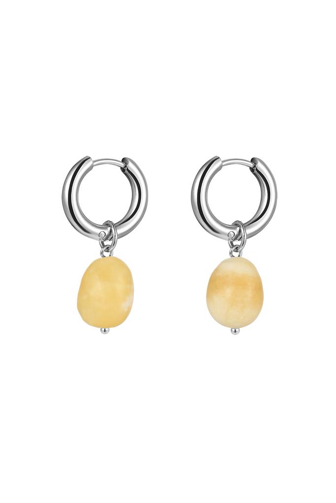 Серьги из кальцита Мираж