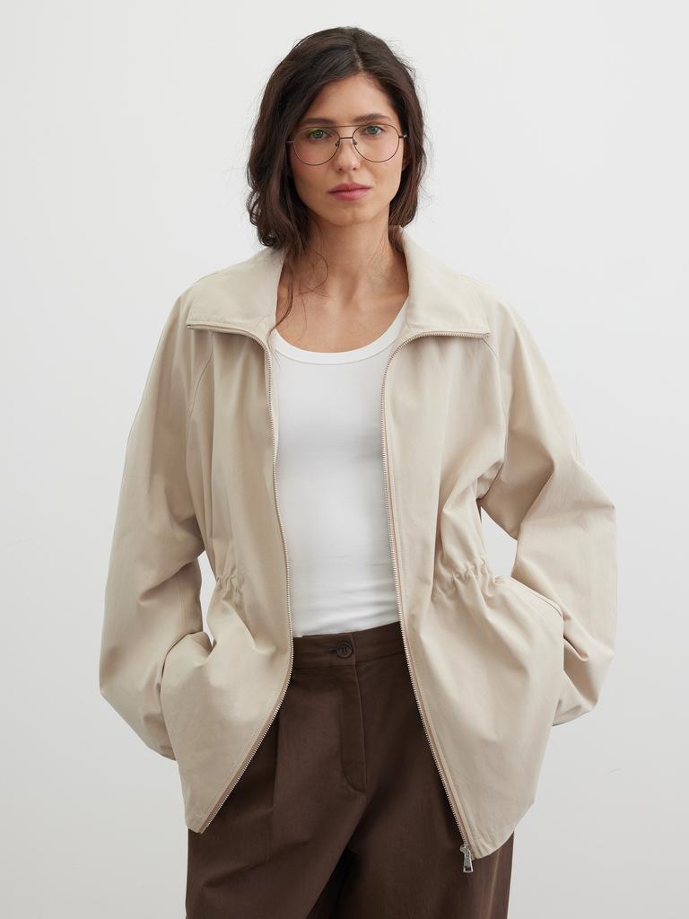 Куртка-реглан с кулисой