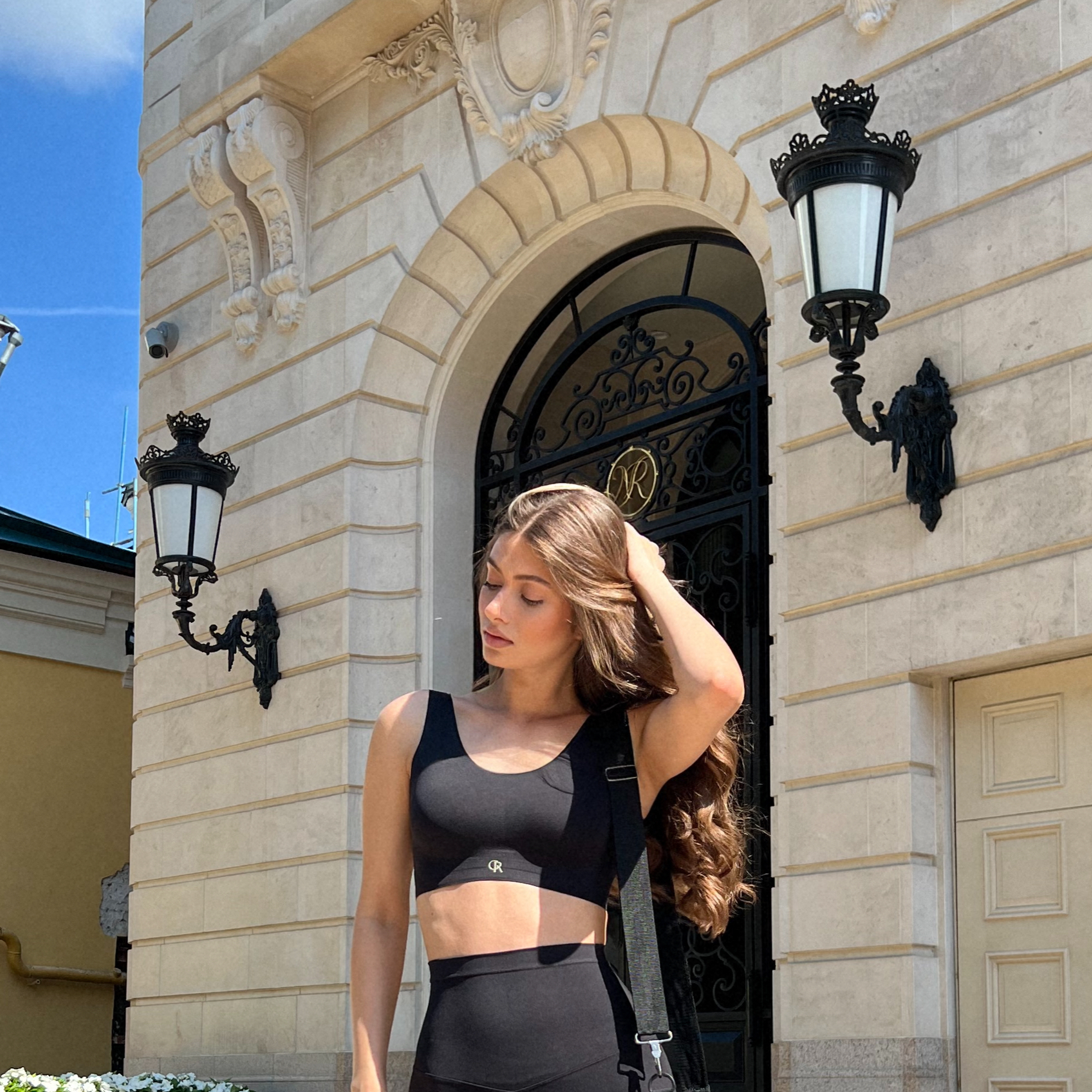 GROOVY Топ спортивный GR №1 чёрный