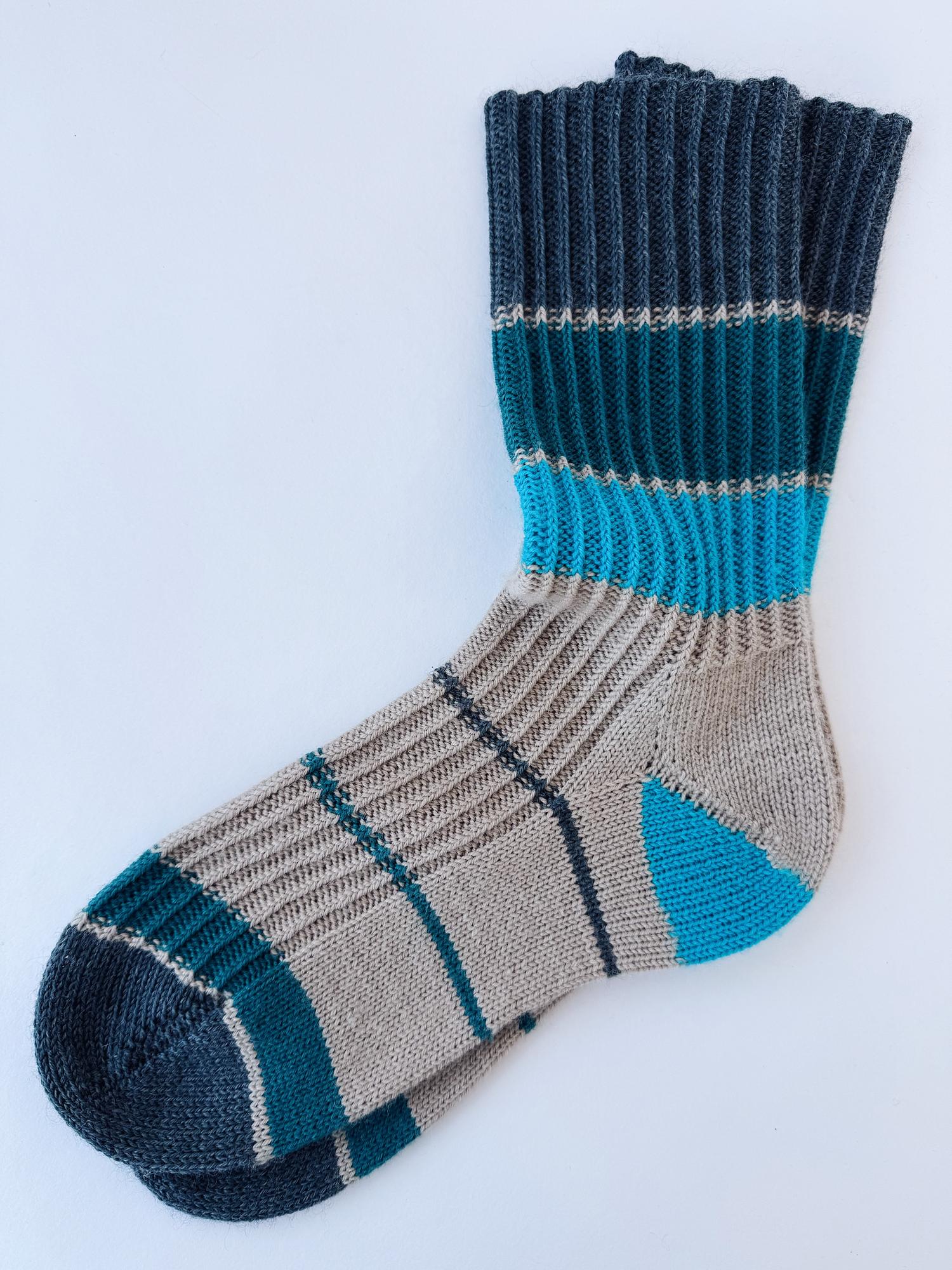 Вязаные носки женские 38-39