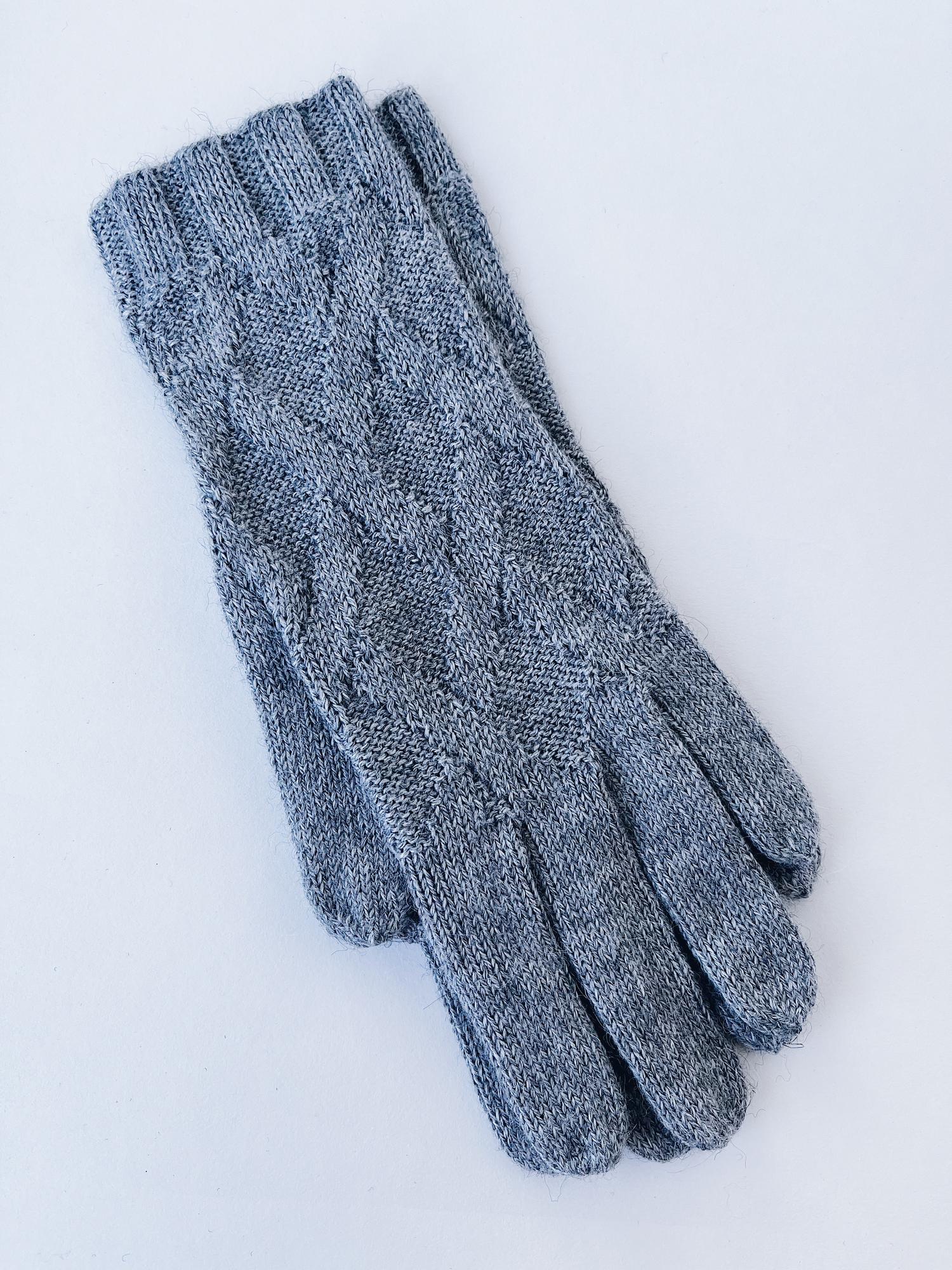 Вязаные перчатки L