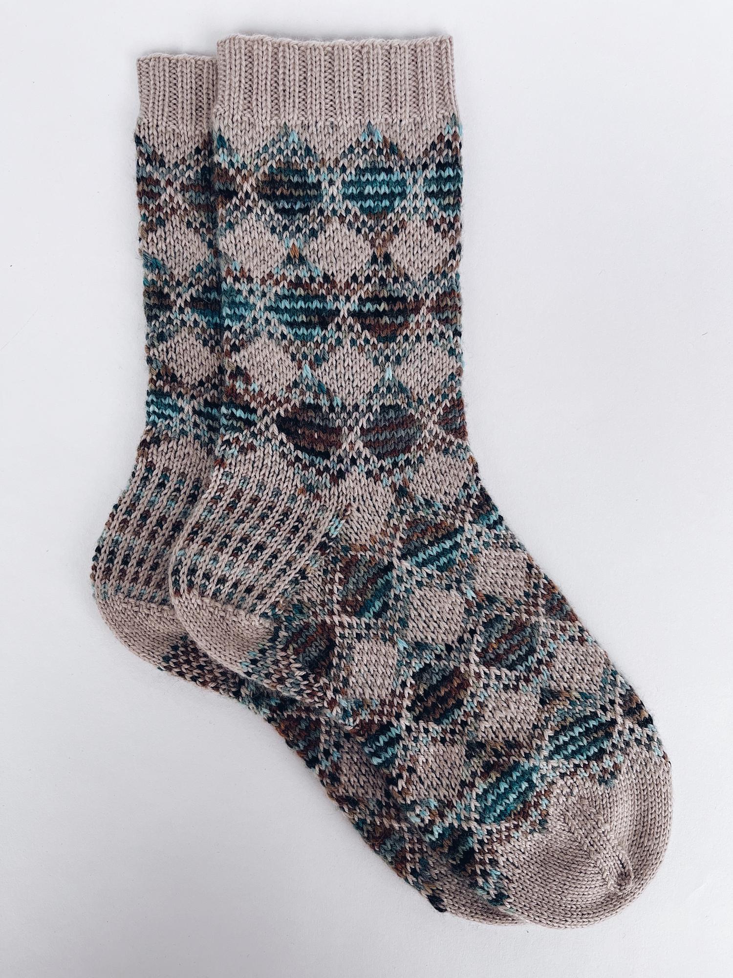 Вязаные носки