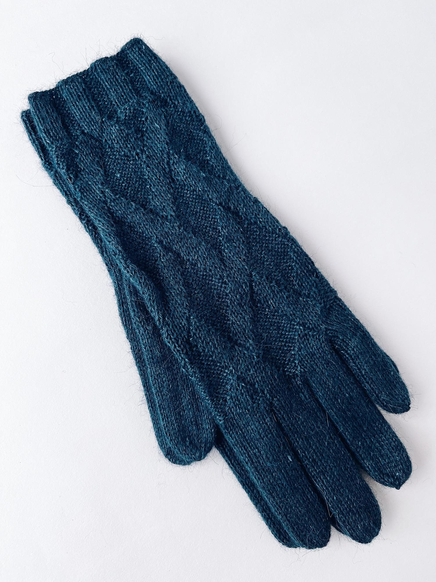 Вязаные перчатки L