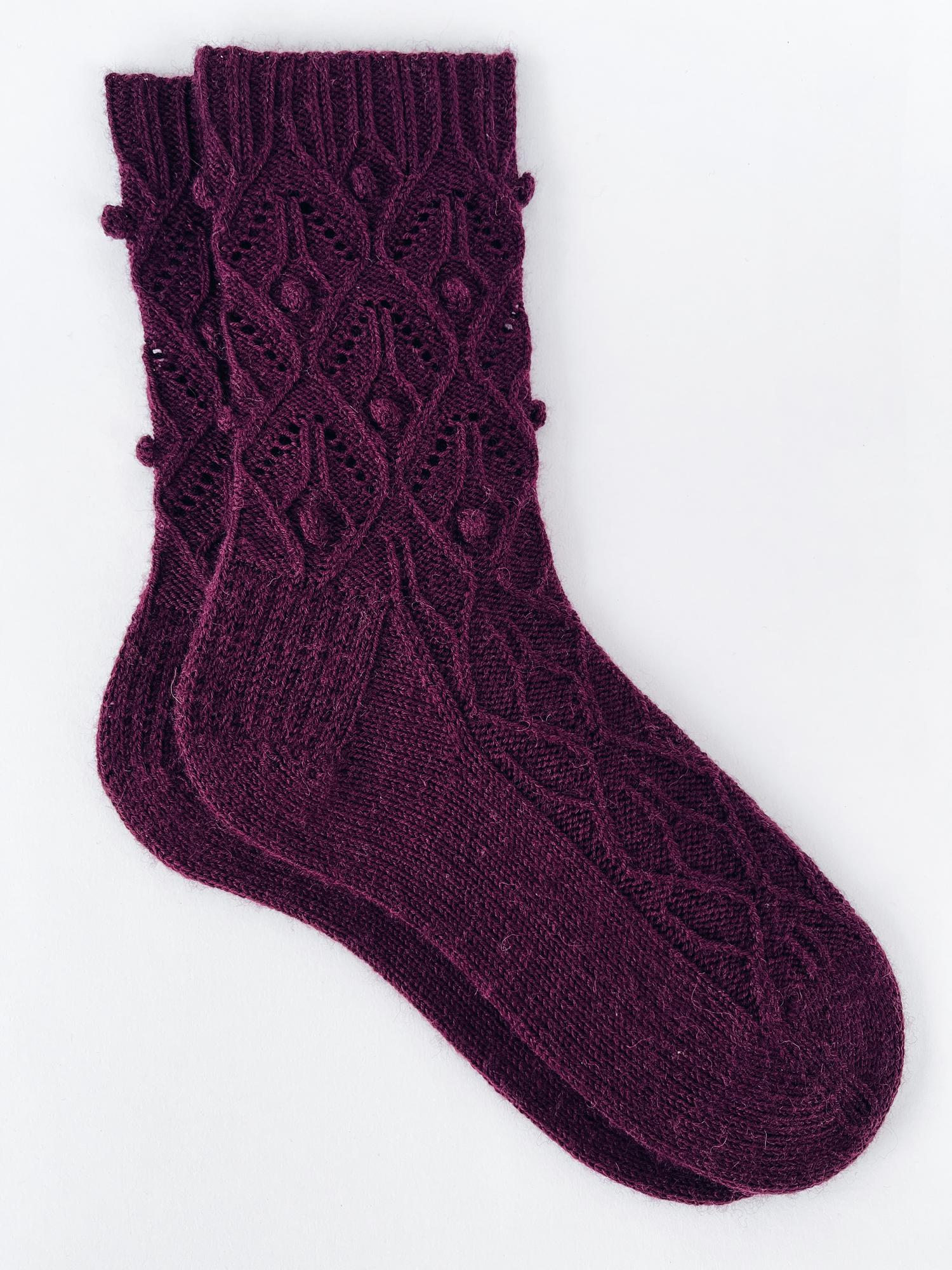 Вязаные носки женские 38-39