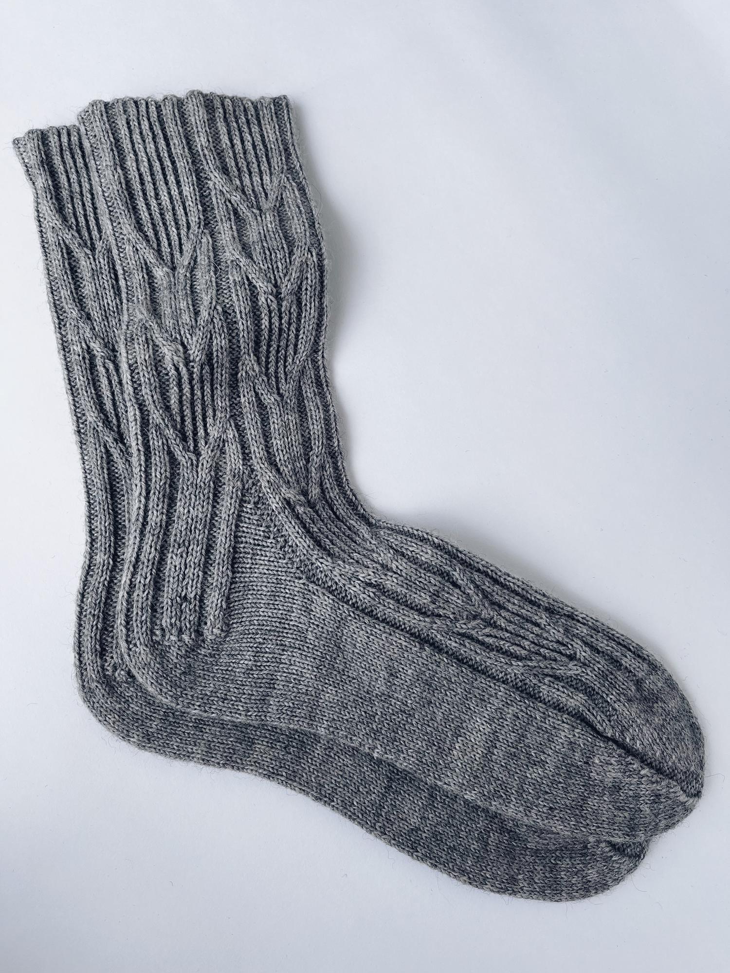 Вязаные носки мужские 44-45