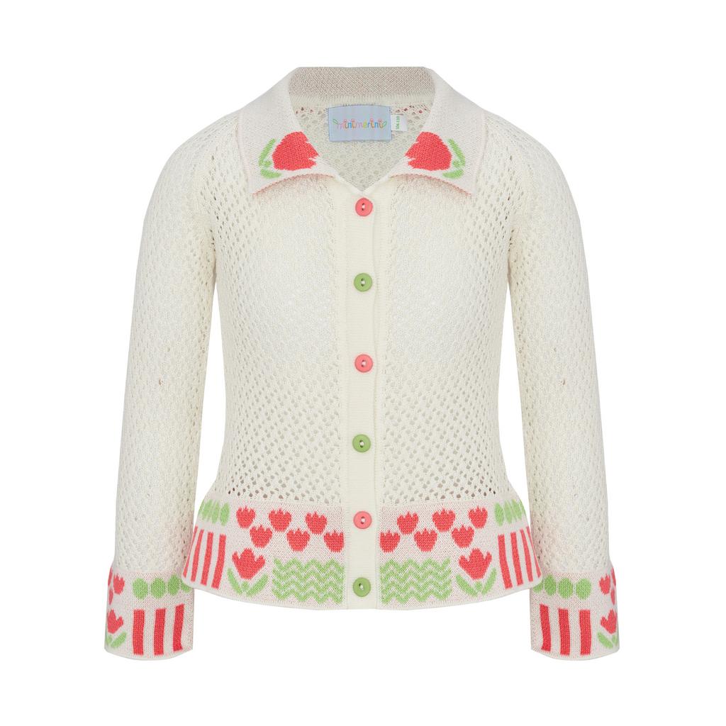 Кардиган «Сладкая вата» роз.