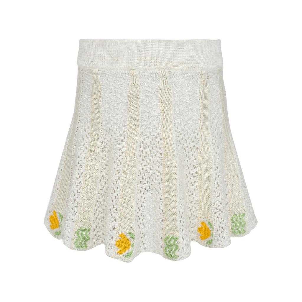 Юбка «Сладкая вата» жёлт.