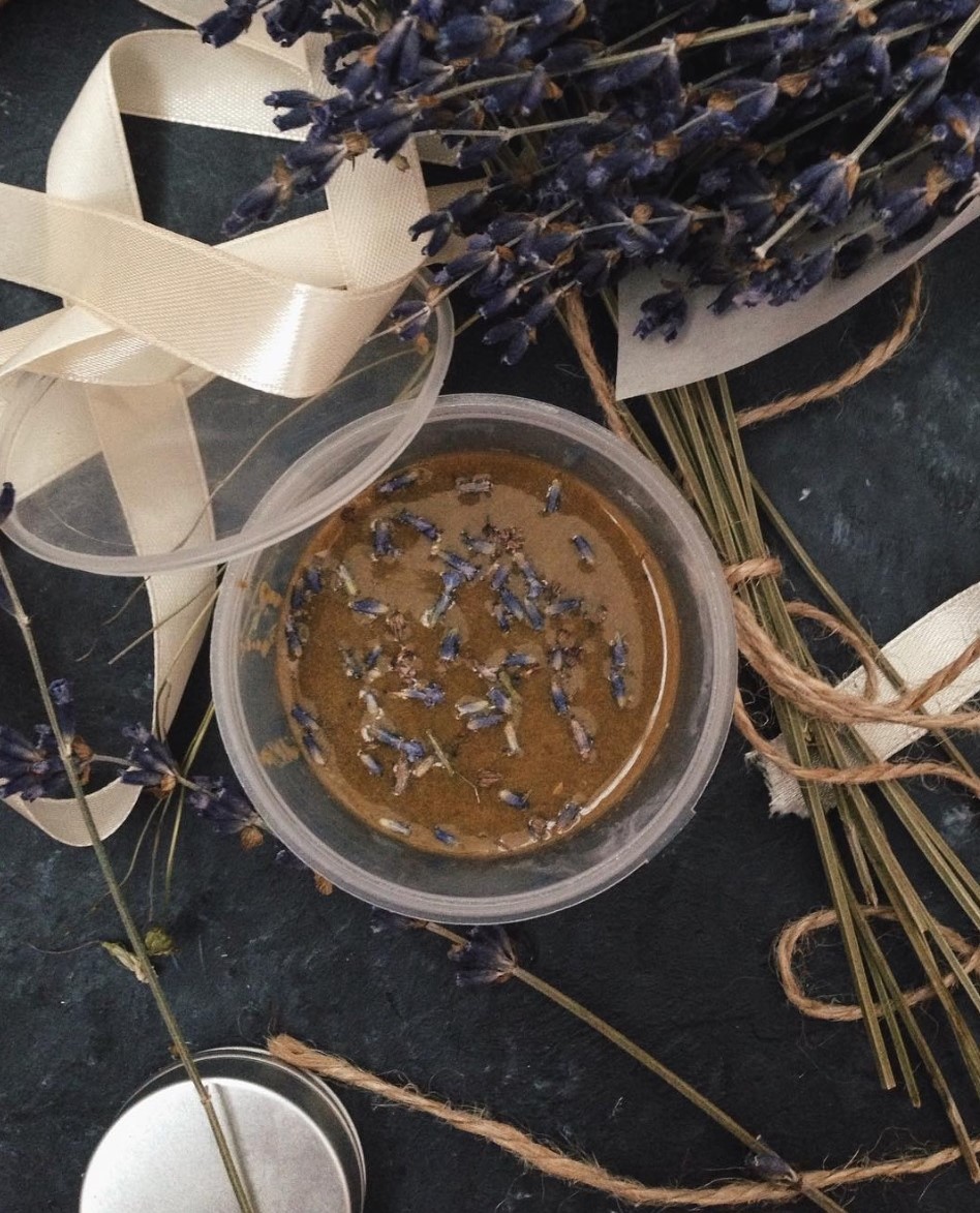 Маска для лица "Мед и лаванда"