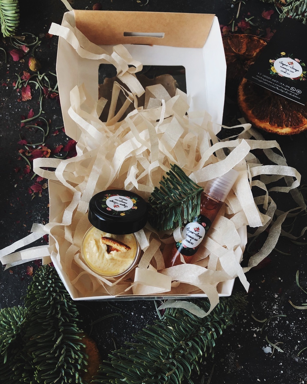 Подарочный набор для губ "Ириска и имбирь"