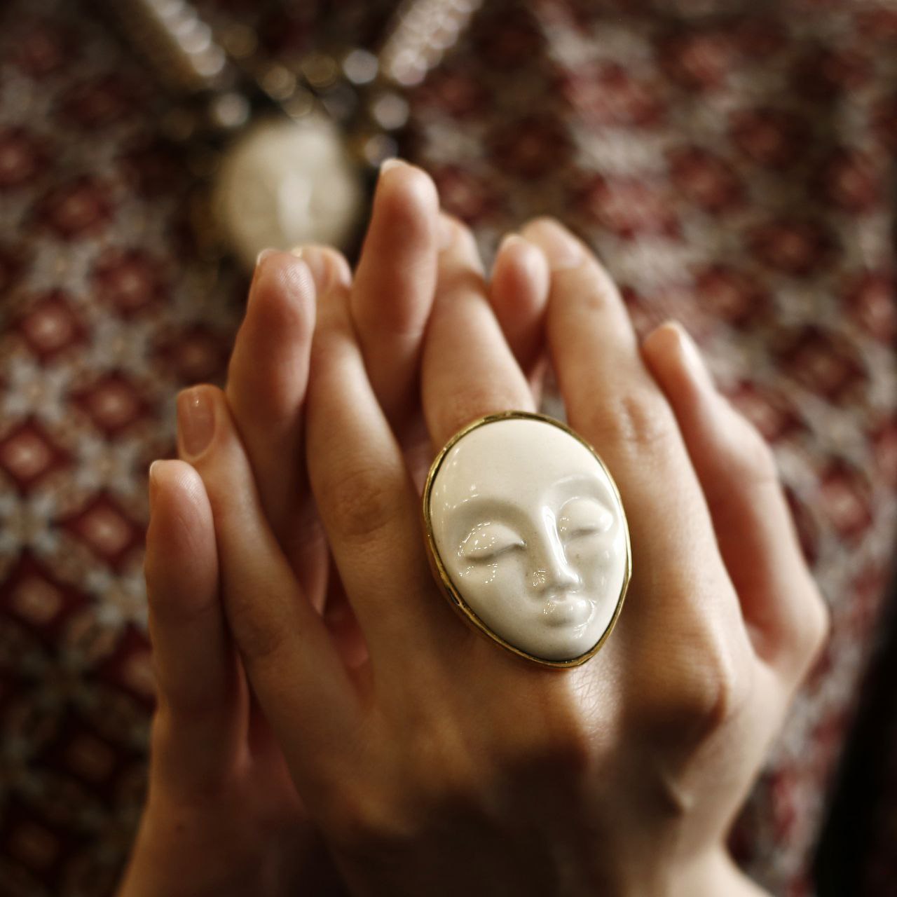 Кольцо "Монгольская принцесса" большое