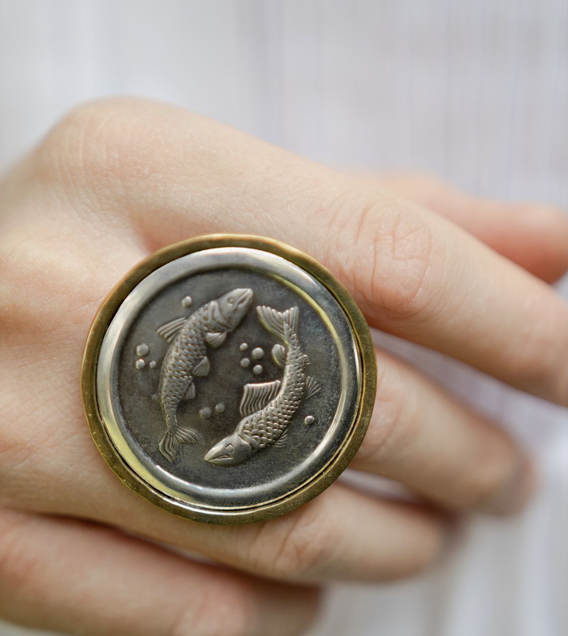 Кольцо "Рыбы"