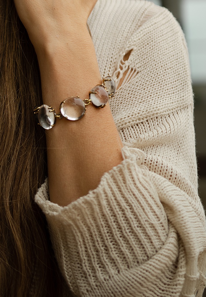 Браслет "Сокровище" с горным хрусталём