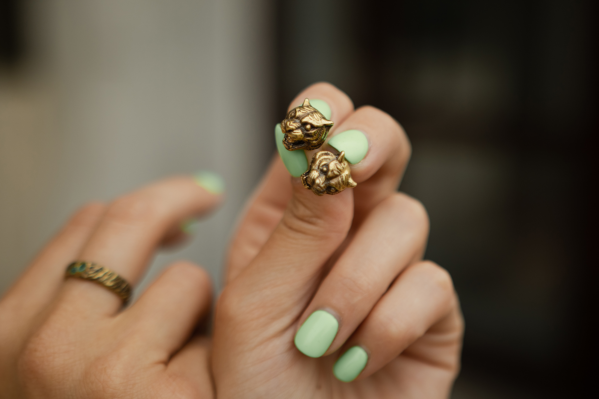 Серьги "Тигры"