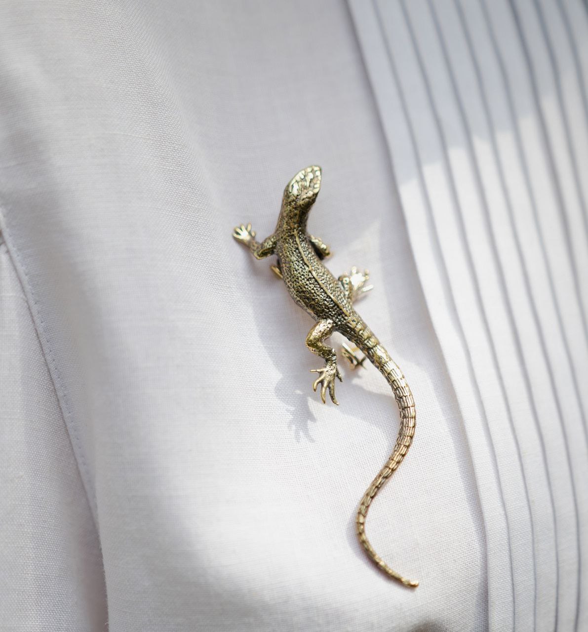 Брошь "Ящерица"