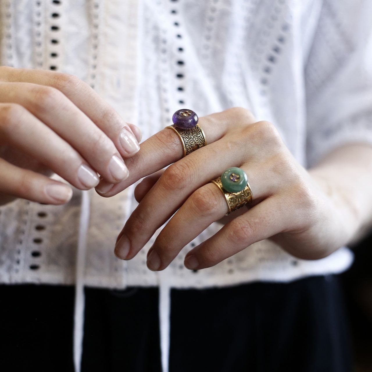 Кольцо "Лесная царевна" №1