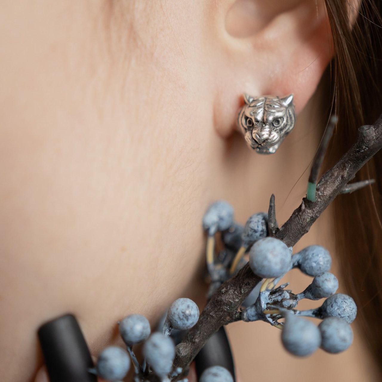 Серьги "Тигры"