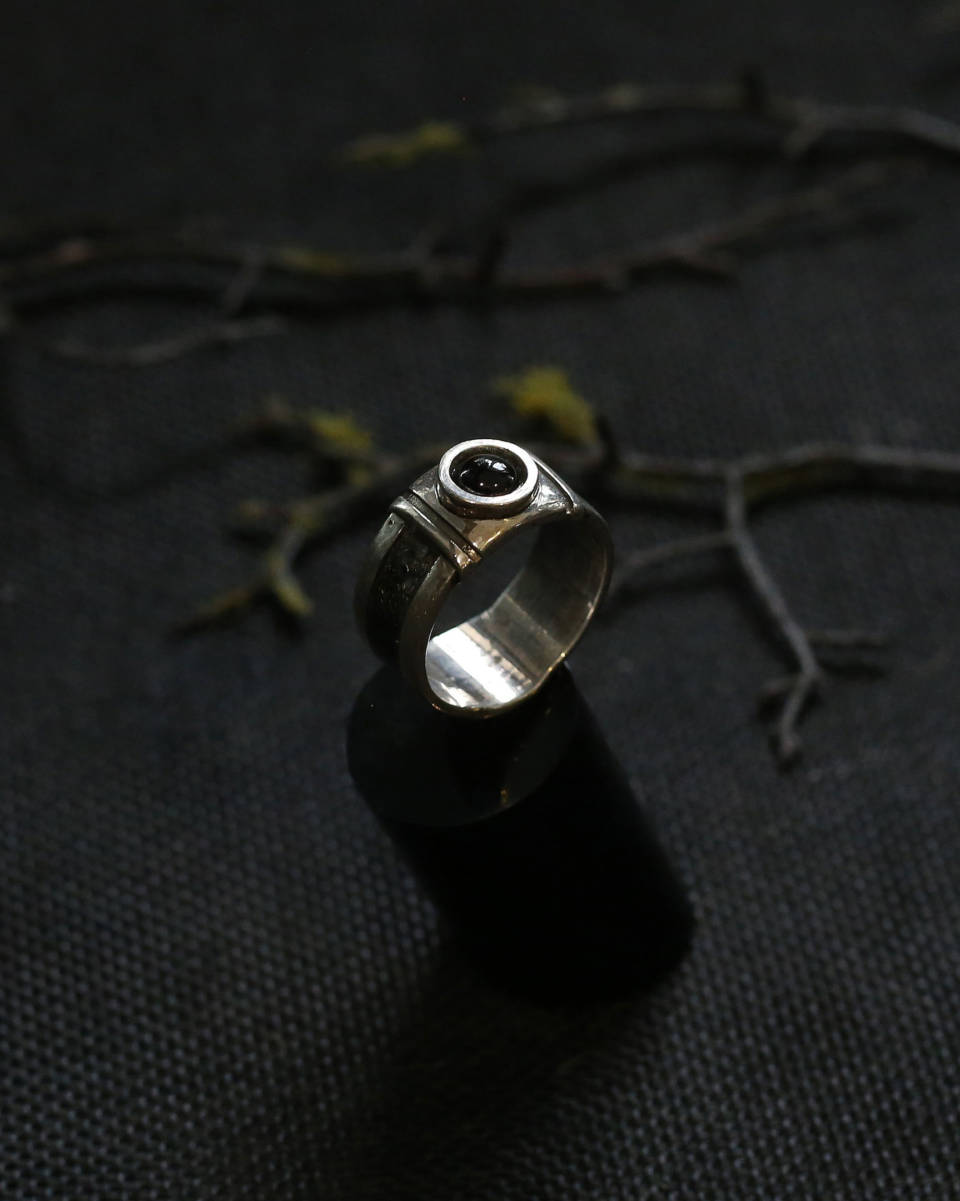 Кольцо "Вороний глаз" №2