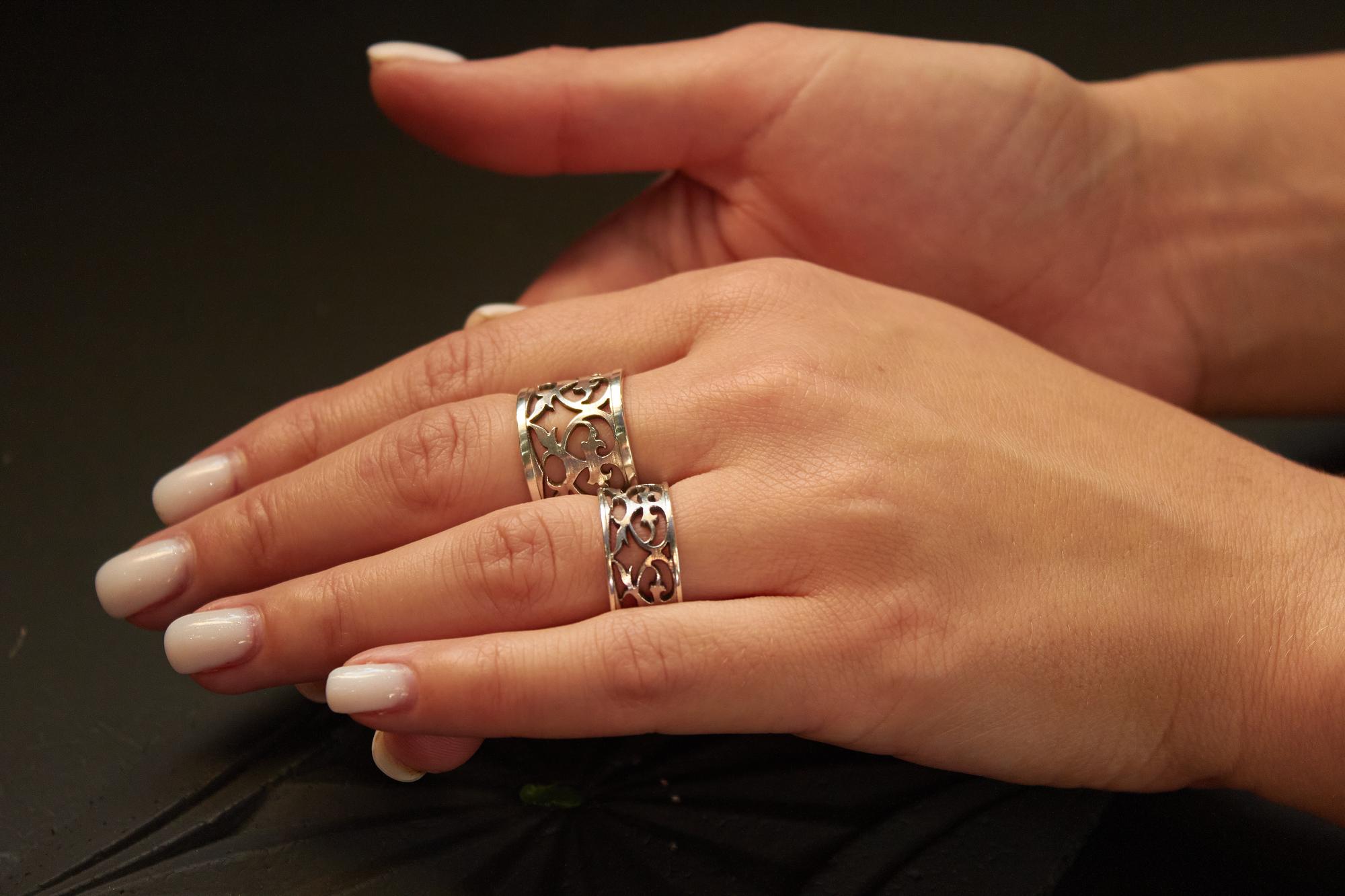 Кольцо "Легенда" в мельхиоре