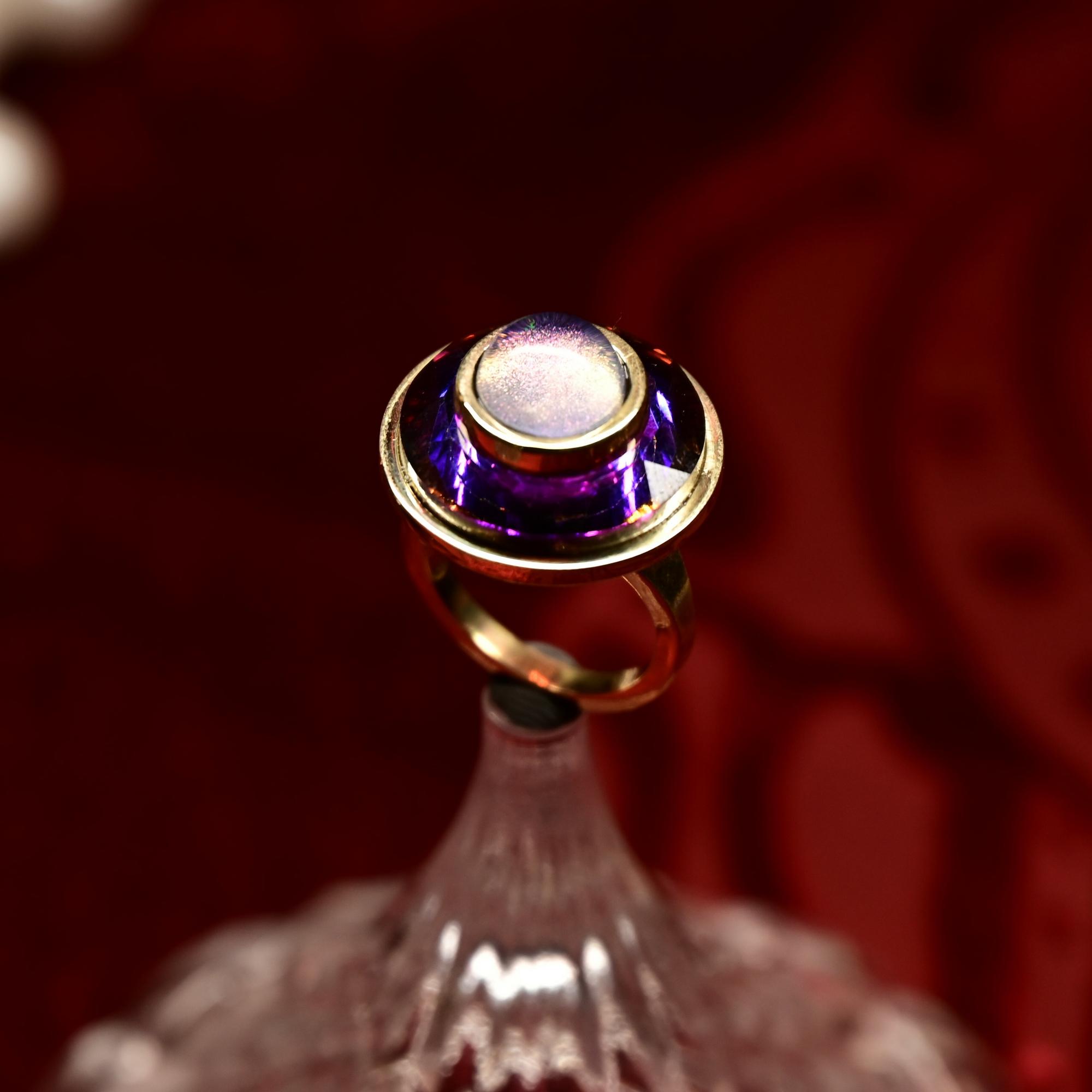 Кольцо "Вишневая ночь"