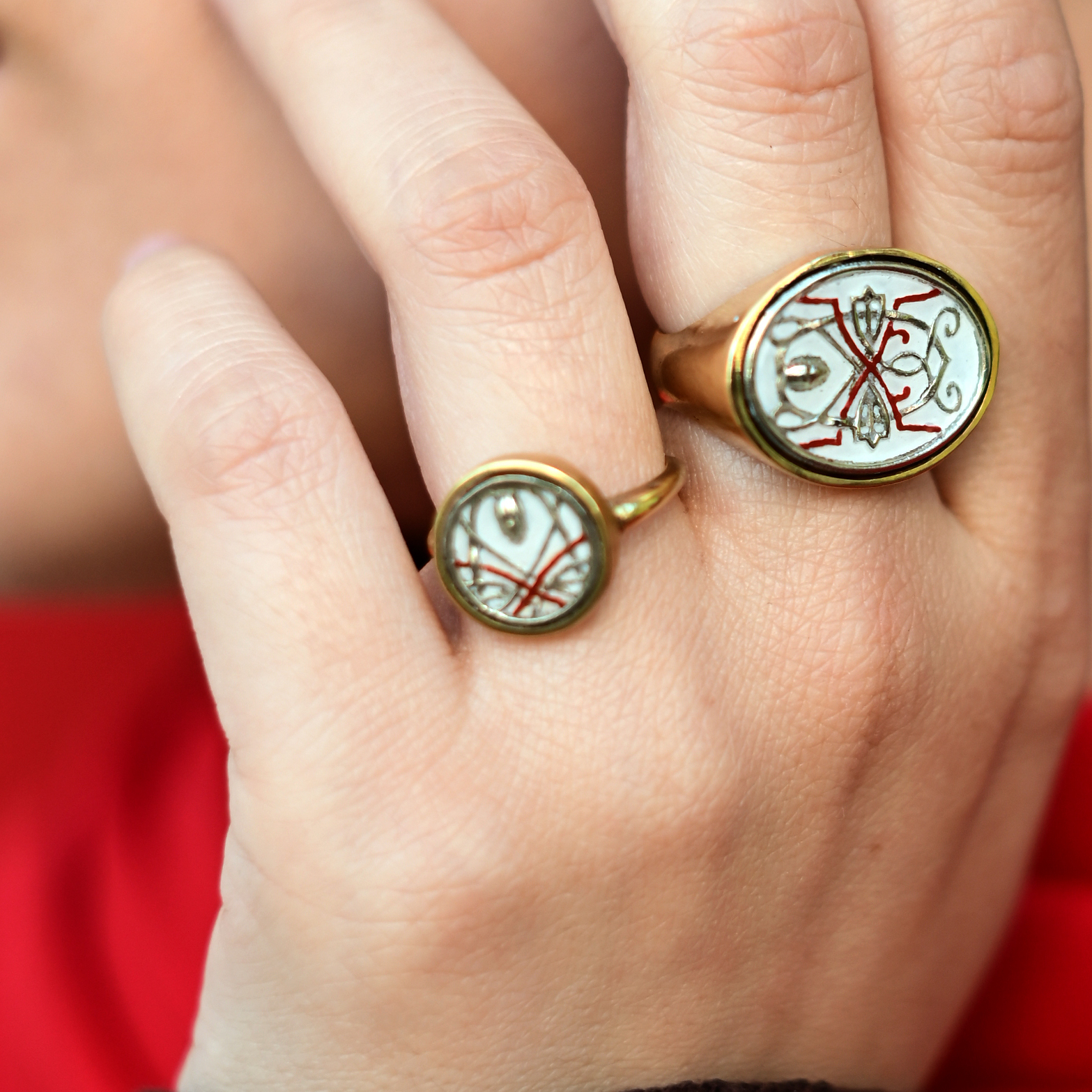 Кольцо "Вензель Марии"