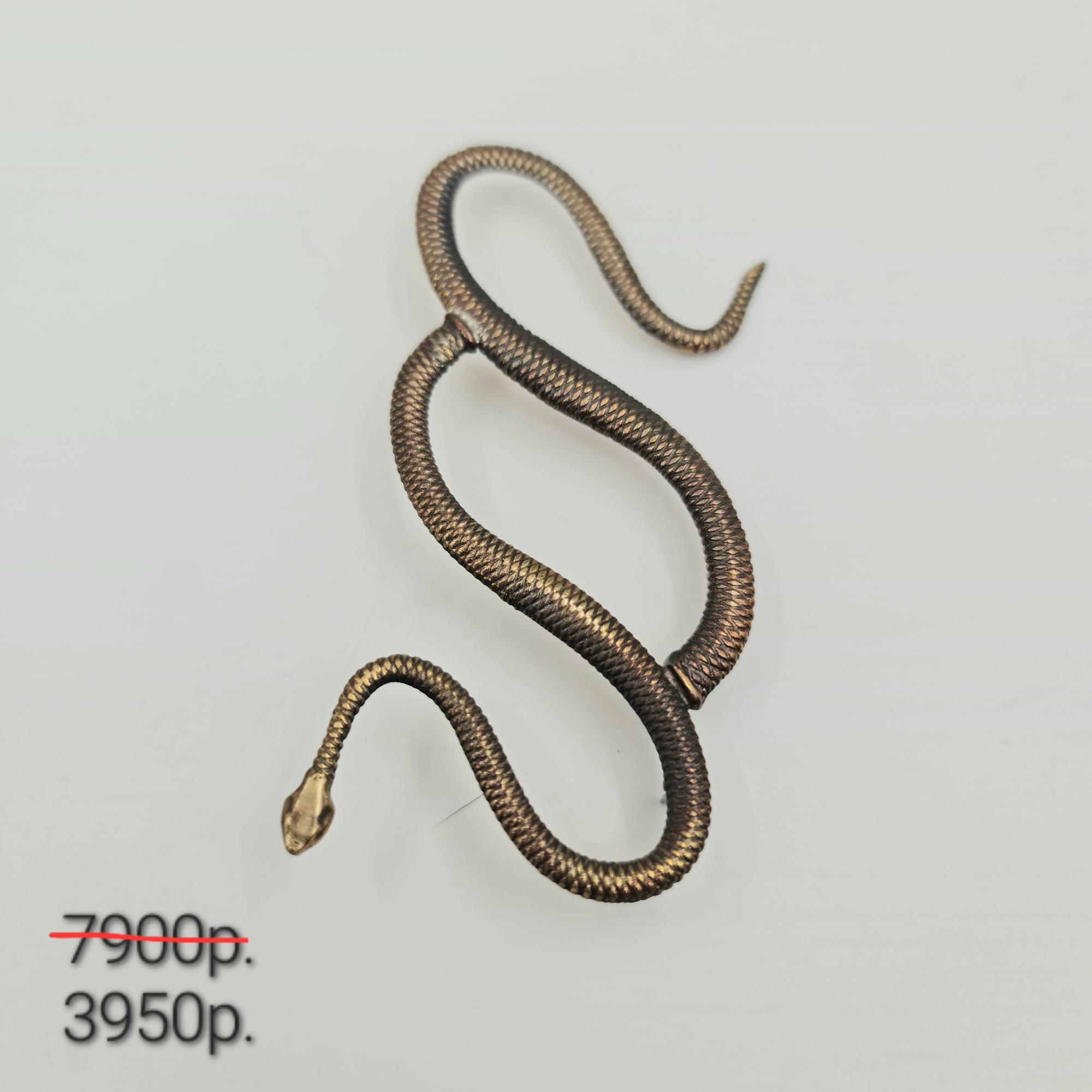 Брошь "Змея 2" -50%