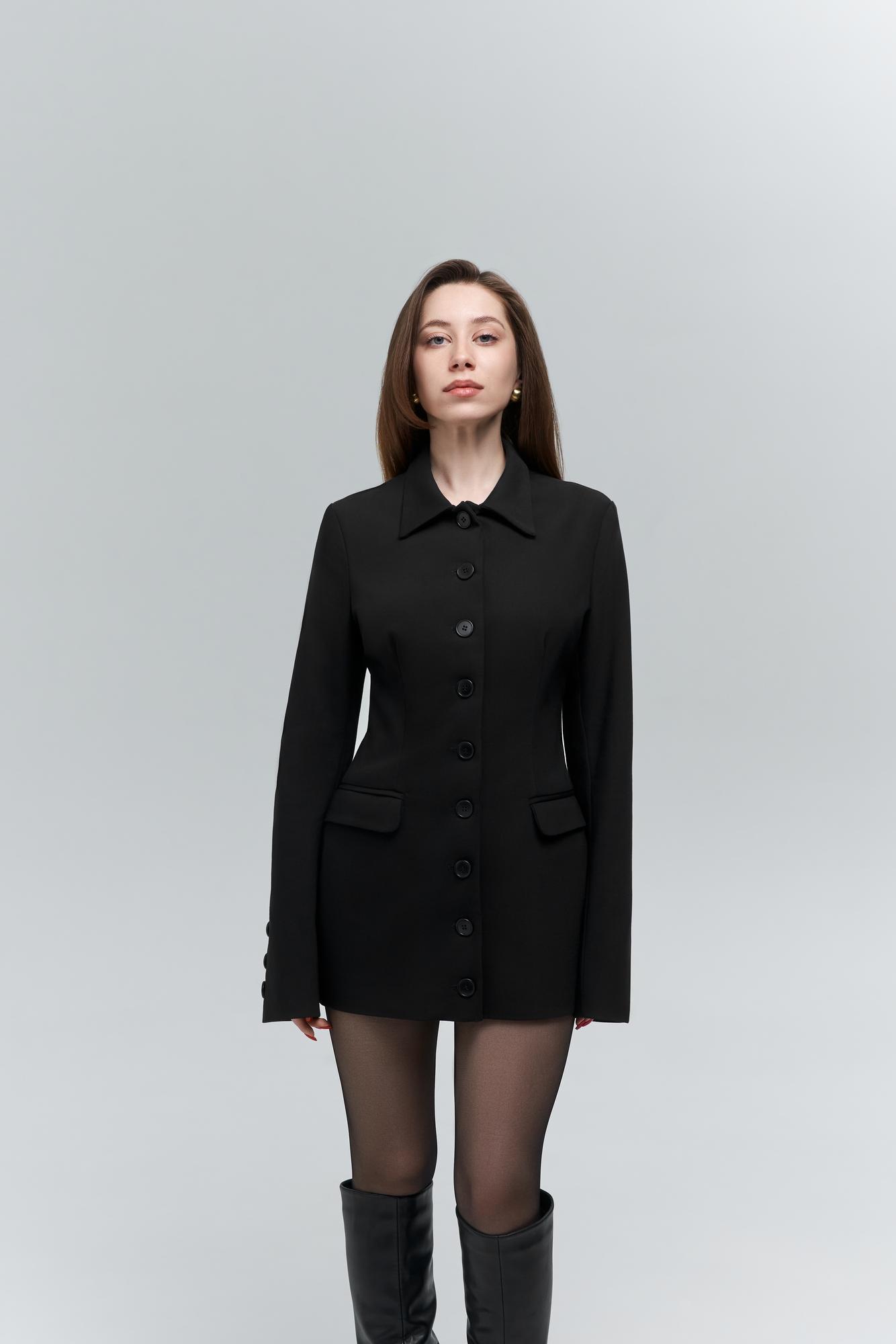 Платье пиджак черное PRE ORDER