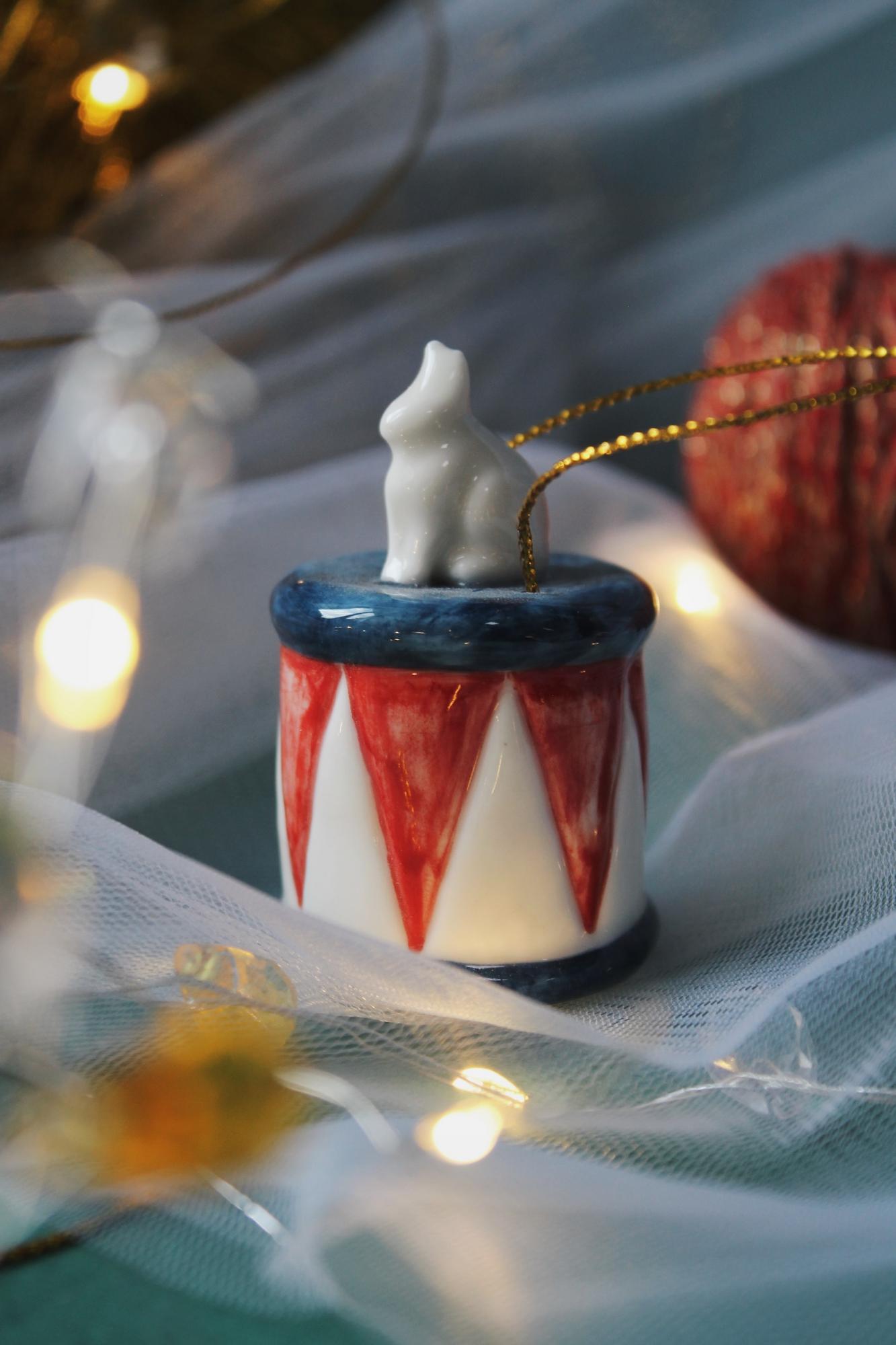 Барабан с зайчиком