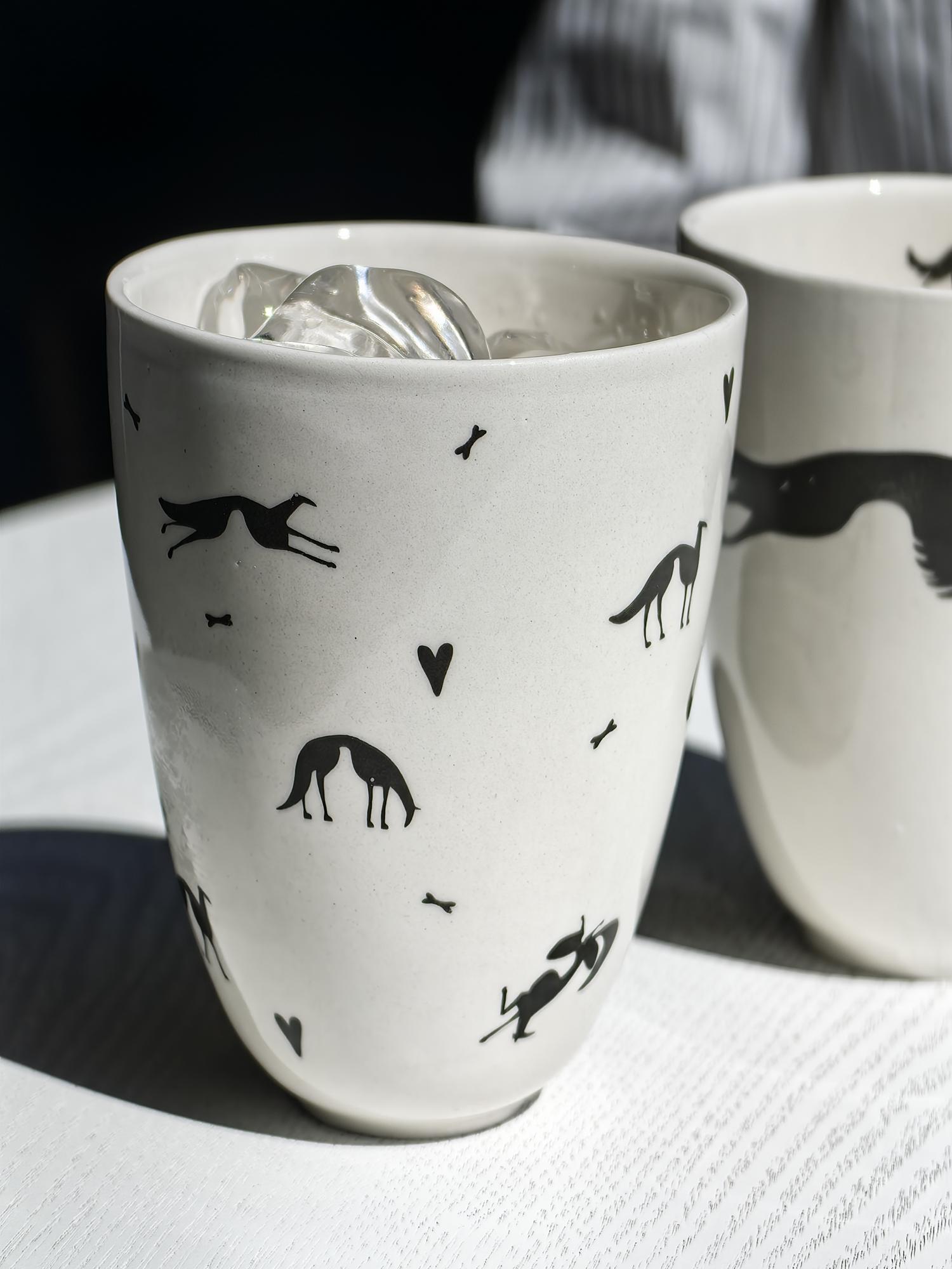 Стакан Борзюки чёрные