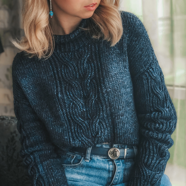 Описание Свитер Moana (втачной рукав)