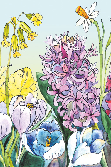 Открытка "Гиацинты и ко"