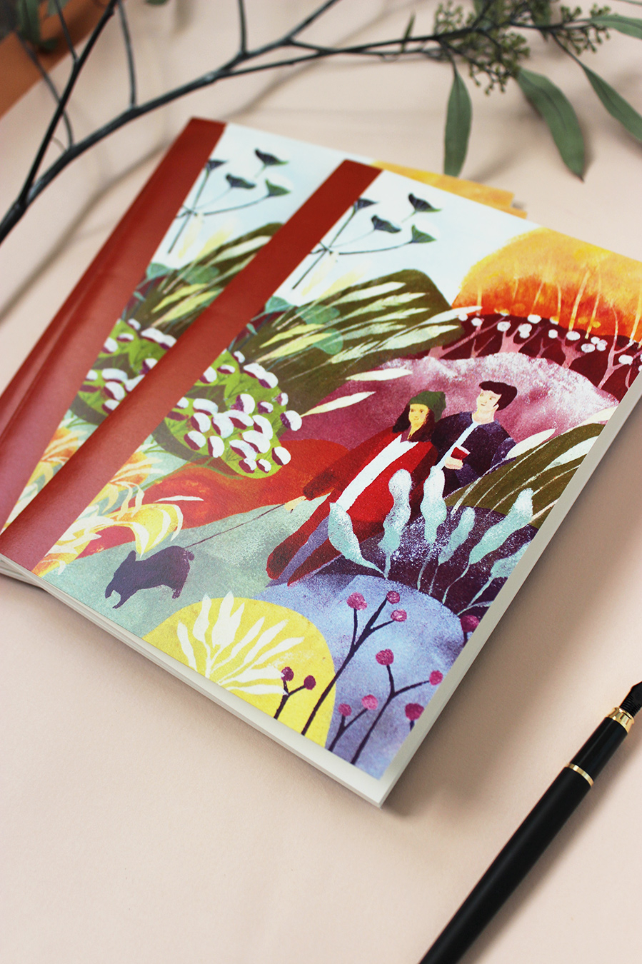 Блокнот в клеточку, иллюстратор Марина Потанина