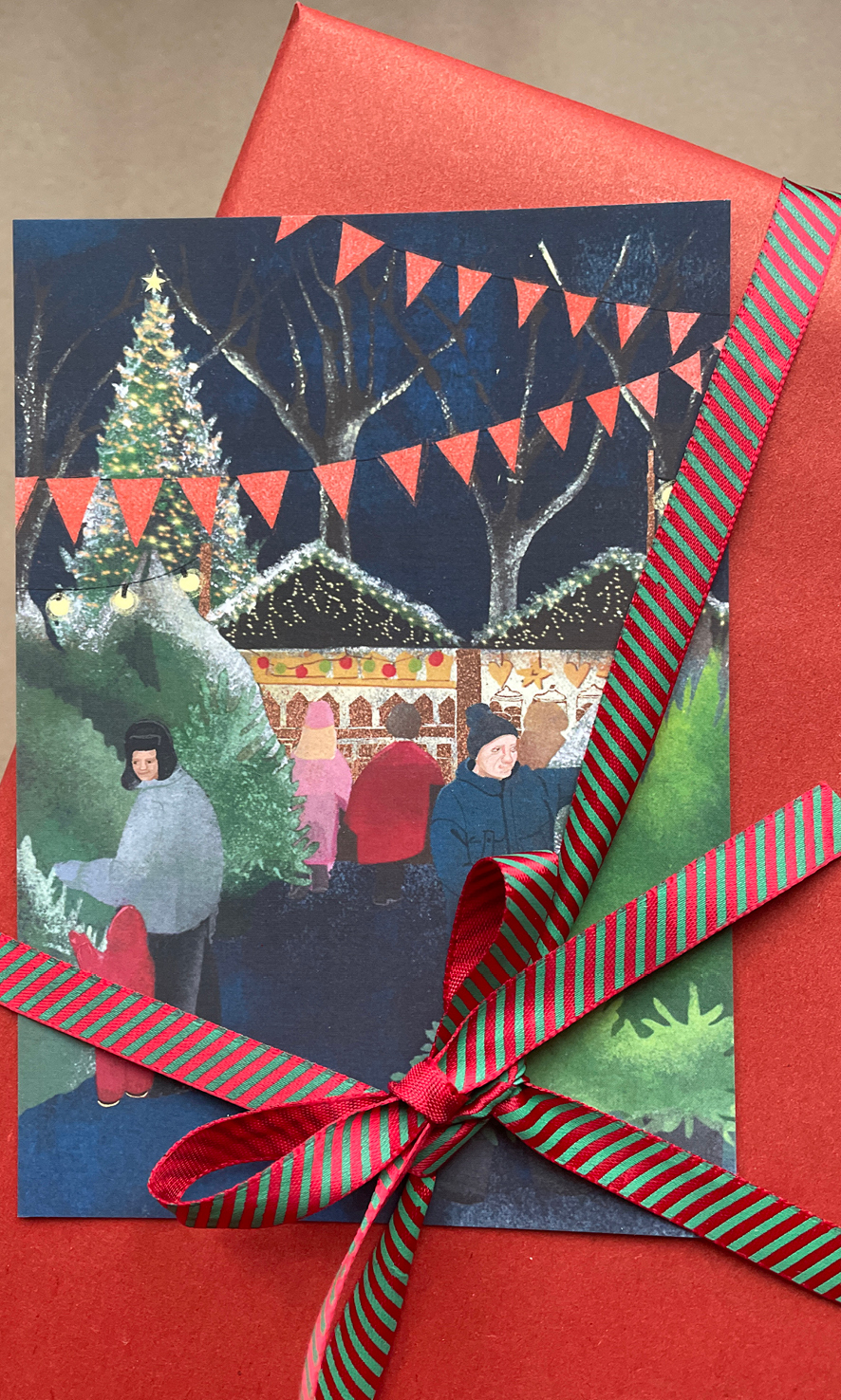 Открытка "Елочный базар"