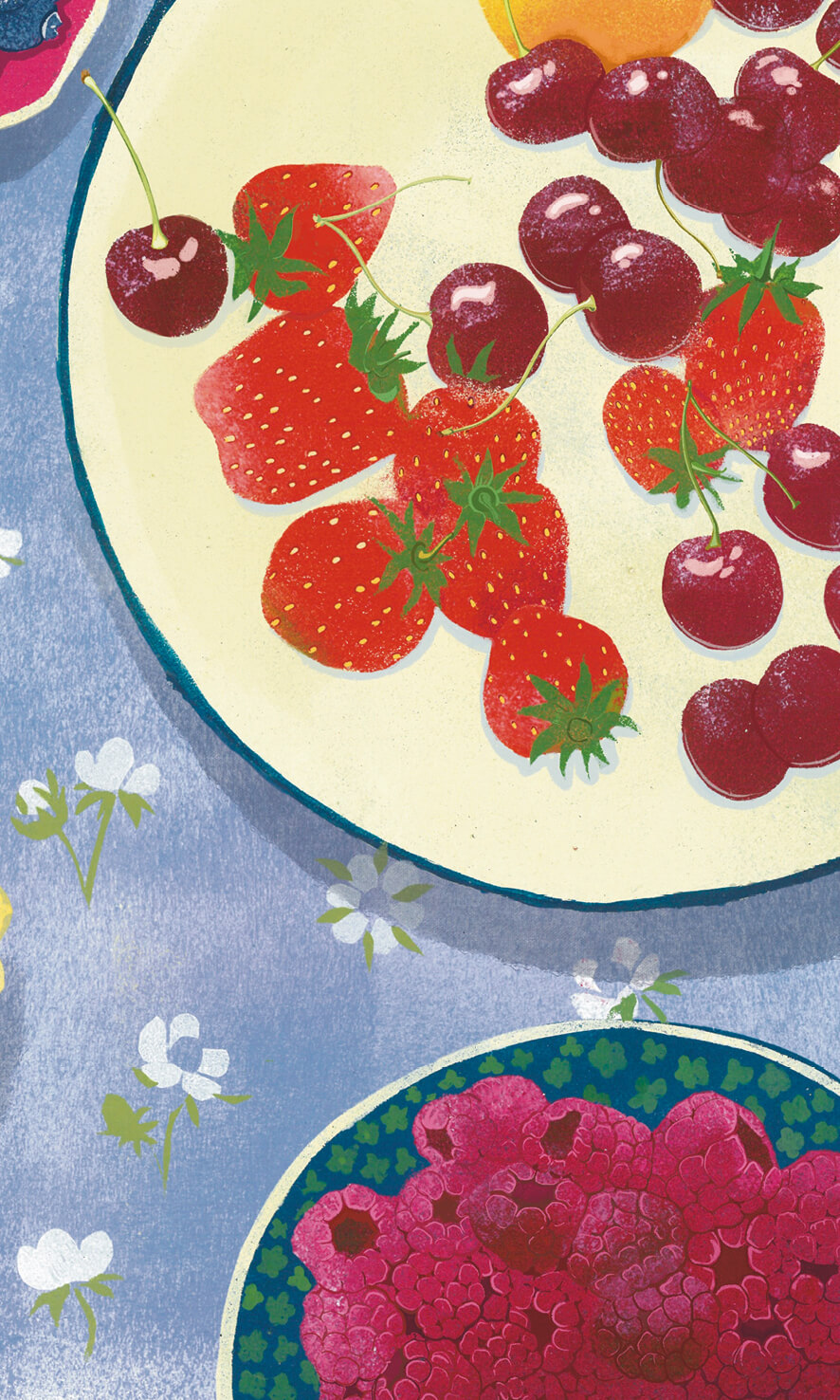 Постер "Летние ягоды"