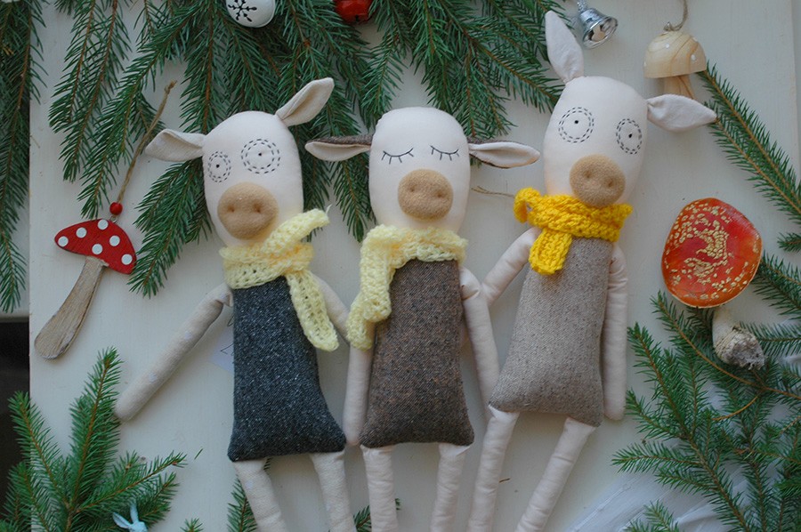 Свинки шерстяные