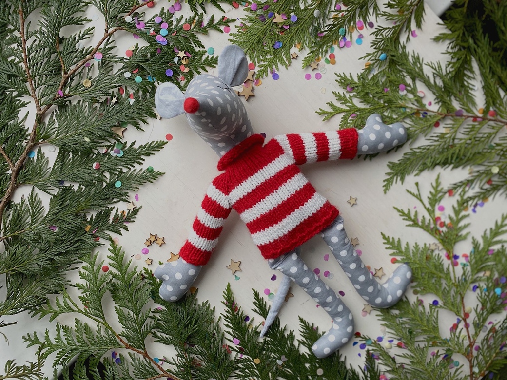 новогодняя мышь