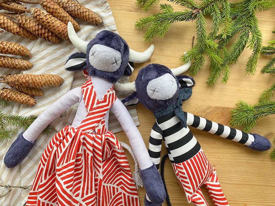 бык и корова