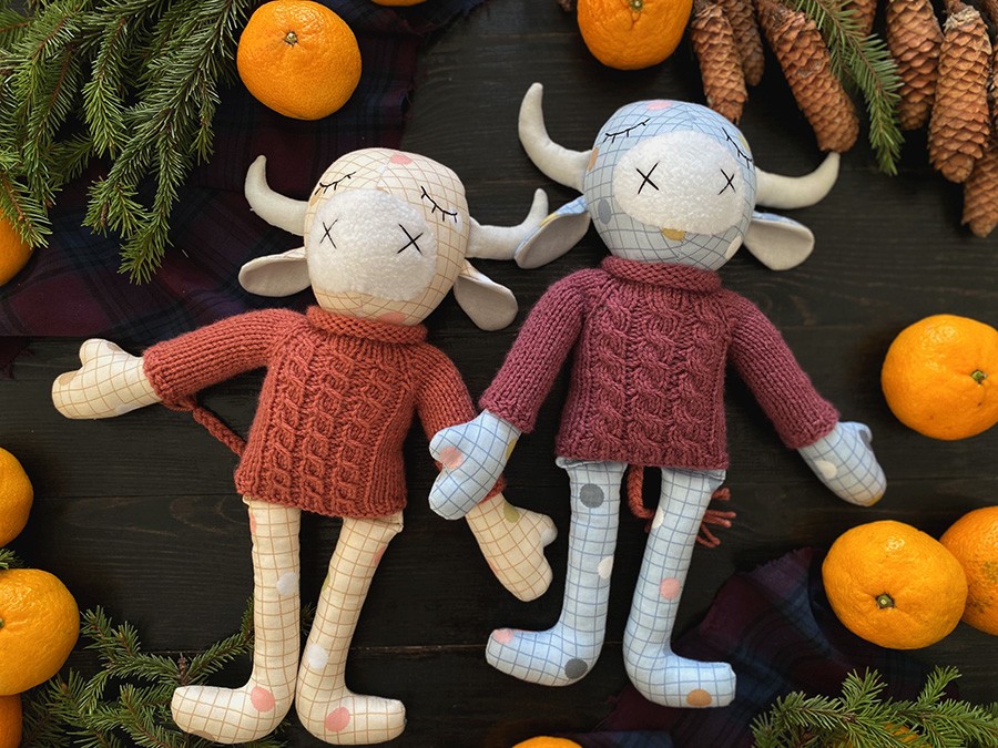 быки в свитерках