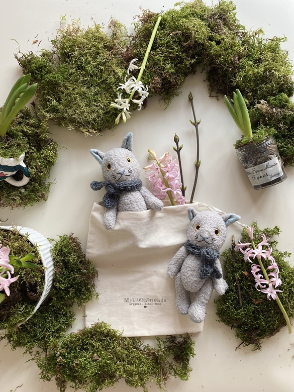 Котик серый