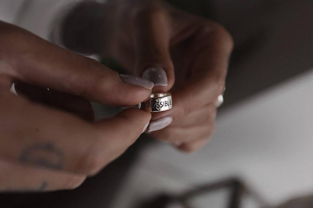 Кольцо на фалангу Everything is possible (Ag 925)