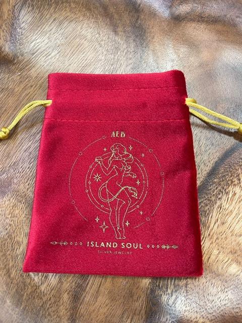 Мешочек Знак зодиака Лев (красный)