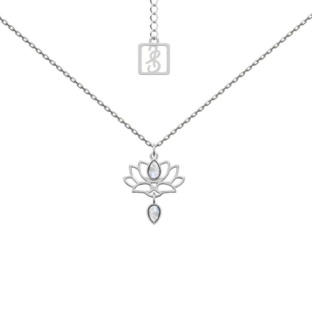 Колье Лотос с опалами (Ag 925)