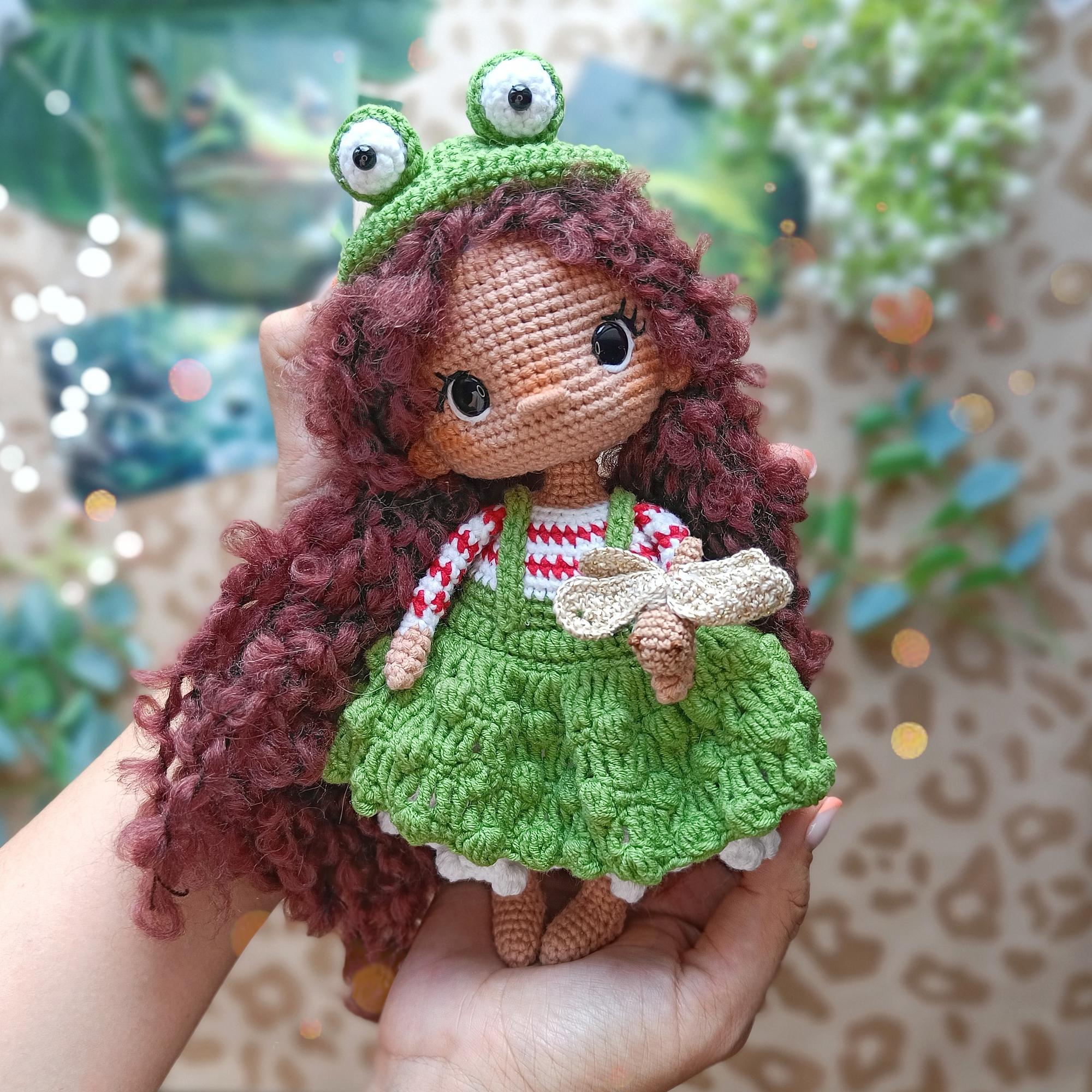 Мастер-класс "Девочка-лягушка"