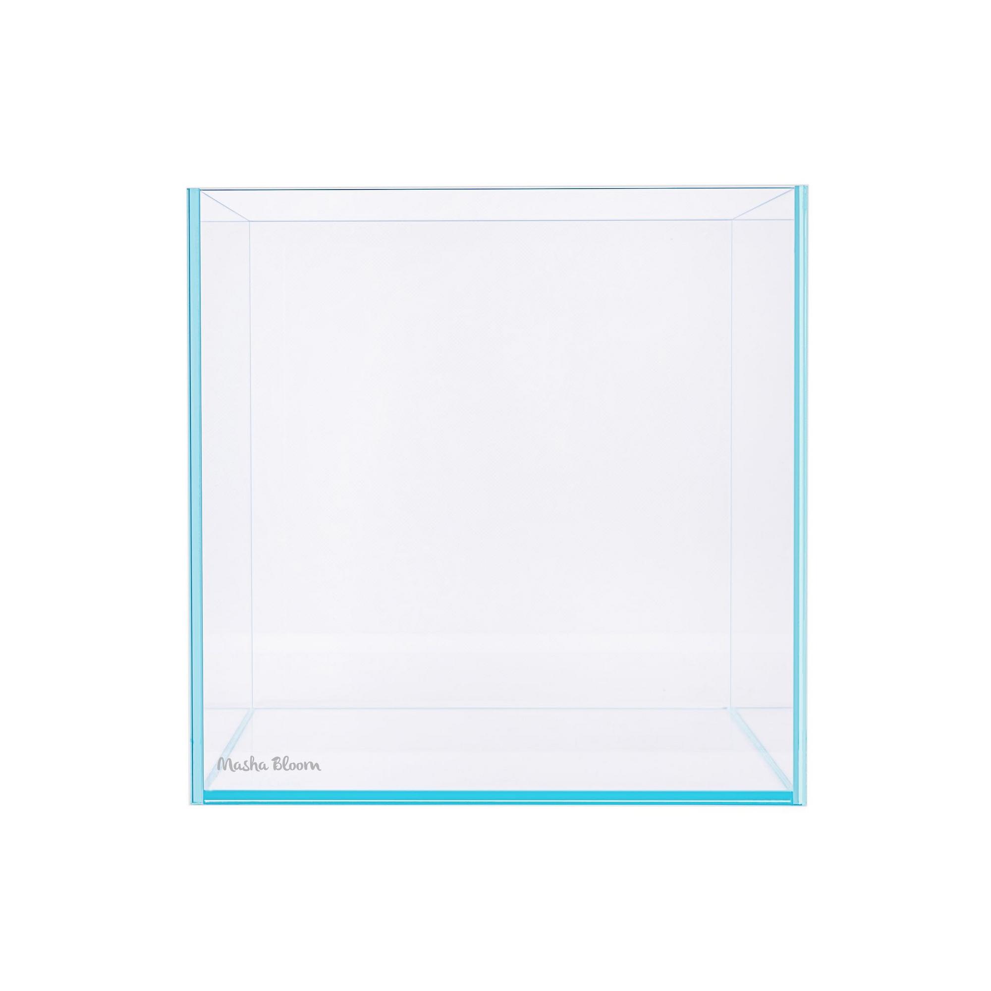 Аквариум Masha Bloom Crystalline White 27л  (30х30х30h см). Стекло Optiwhite