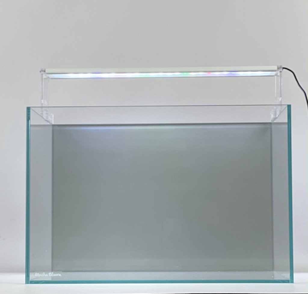 Фон для аквариума Masha Bloom серебристый